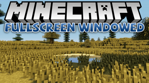 Fullscreen Windowed (Borderless) for Minecraft poster