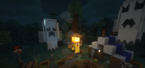 Spooky Campsite poster